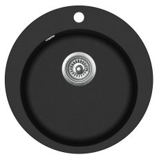 Evido Tondo kerek gránit mosogató Ø505 x 190 mm antracit - 105560