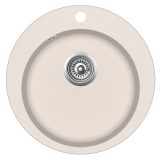 Evido Tondo kerek gránit mosogató Ø505 x 190 mm bézs - 105558
