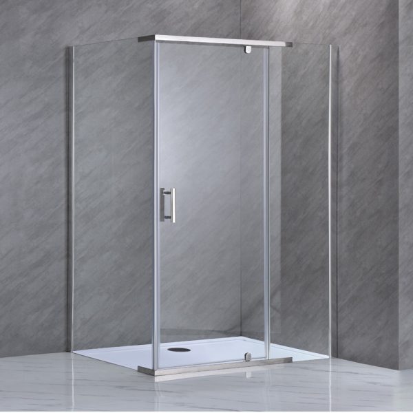 Galatro 80x120 cm aszimmetrikus zuhanykabin zuhanytálca nélkül - GALS80120 - Image 2