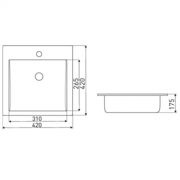 KR-41 kerámia design mosdó - Image 2