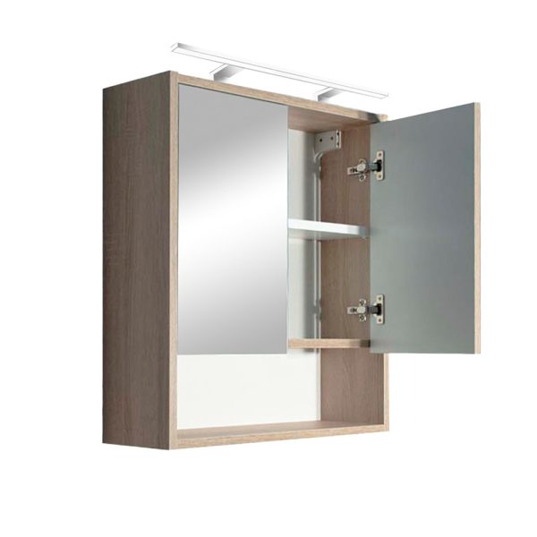 Luna 60 felső tükrös szekrény, Sonoma tölgy - LUNA60FSTST - Image 2
