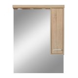 Nerva 75 cm-es tükrös felsőszekrény, Sonoma tölgy - MS75FKZSTST