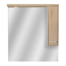 Nerva 85 cm-es tükrös felsőszekrény, Sonoma tölgy -MS85FKZSTST
