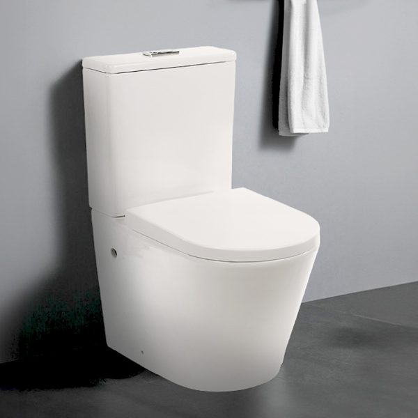 Paulo rimless WC kombi alsó/hátsó kifolyással soft close ülőkével - Image 2