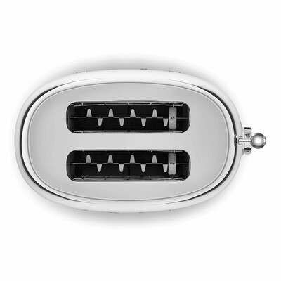 SMEG KENYÉRPIRÍTÓ, retro, 2 szeletes, fényes króm - Image 5