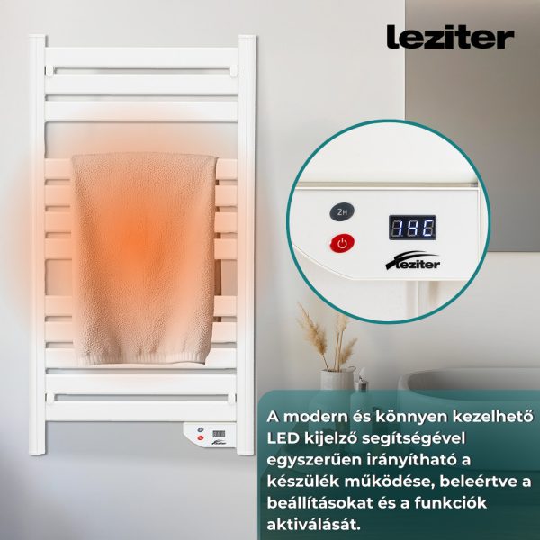 Elektromos törölközőszárító radiátor 500W - TW-500 - Image 5