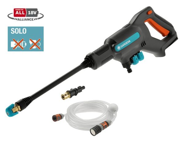 Gardena 14800-20 AquaClean 24/18V P4A Magasnyomású mósó  akkumulátorral