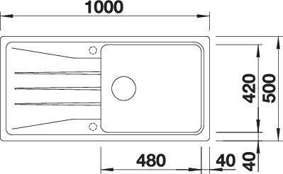 BLANCO SONA XL 6 S fehér exc.n. - Image 3