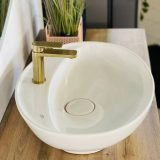 CeraStyle LAL C - PULTRA ültethető - Top Counter - porcelán mosdó - ovális - 60 x 46 cm - 072200-u - Image 3