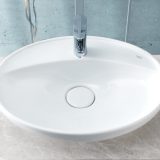 CeraStyle LAL C - PULTRA ültethető - Top Counter - porcelán mosdó - ovális - 60 x 46 cm - 072200-u - Image 4