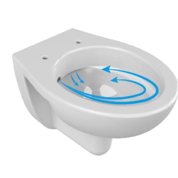 CeraStyle LILA fali WC - mély öblítés - Vortex örvény öblítéses - HC01807PN003 - Image 2