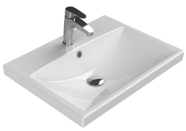 CeraStyle ELITE - porcelán mosdókagyló - 60 x 45 cm - VB032H82U00