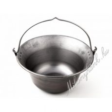 Bogrács 25 liter Natúr vas