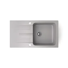 H2 Asparo szürke csepptálcás gránit mosogatótálca 775x435x170 mm